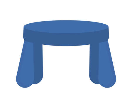 blue chair designのイラスト素材