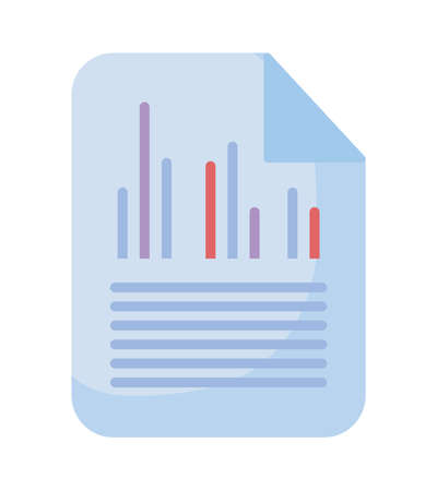 file with informationのイラスト素材