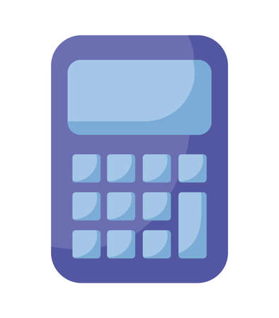 purple calculator designのイラスト素材