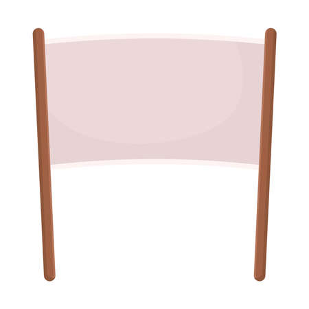 white signboard designのイラスト素材