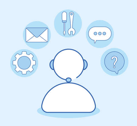 technical support cardのイラスト素材