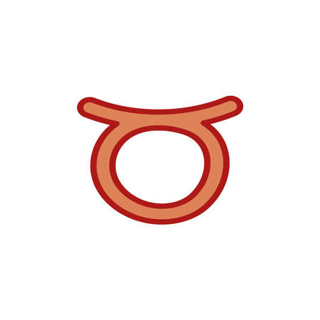 taurus symbol designのイラスト素材