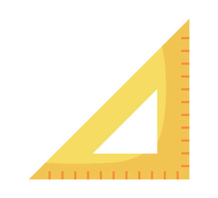 triangle ruler designのイラスト素材