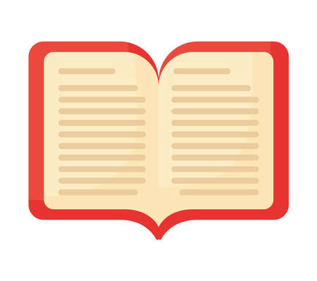 red textbook designのイラスト素材