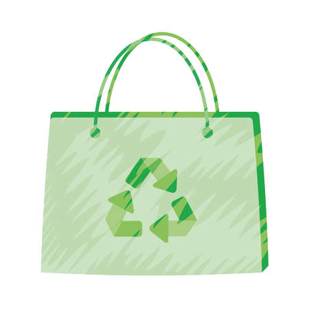 green ecobag iconのイラスト素材