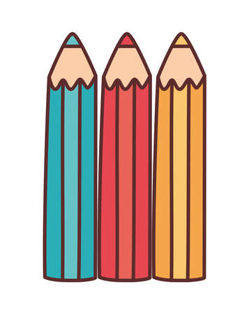three pencils iconのイラスト素材
