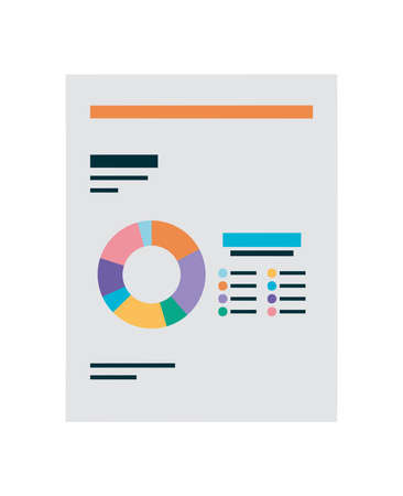 information document illustrationのイラスト素材