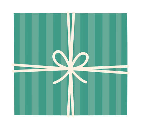 green gift box designのイラスト素材