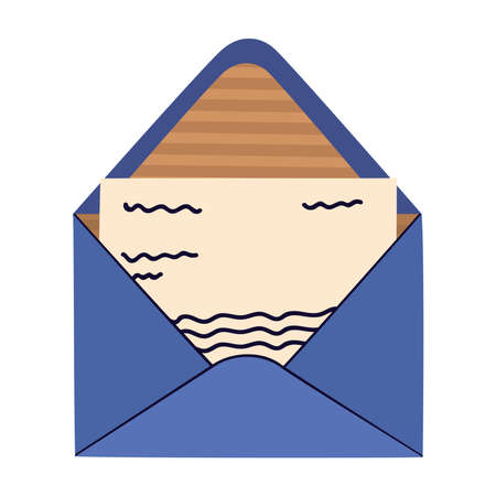 nice envelope illustrationのイラスト素材