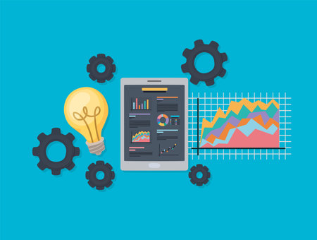 pretty business illustration