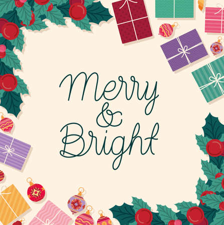 cute christmas cartelのイラスト素材