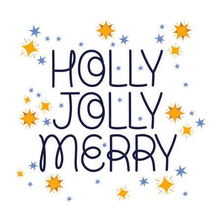 pretty xmas quoteのイラスト素材