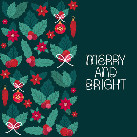 nice christmas cardのイラスト素材