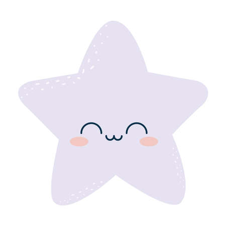 purple baby starのイラスト素材