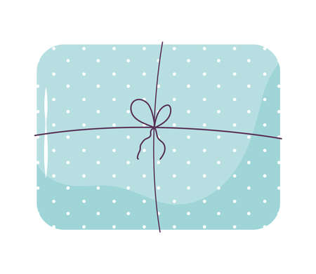 blue gift designのイラスト素材