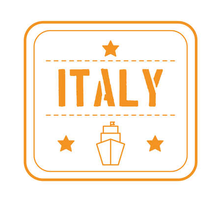 nice italy stampのイラスト素材