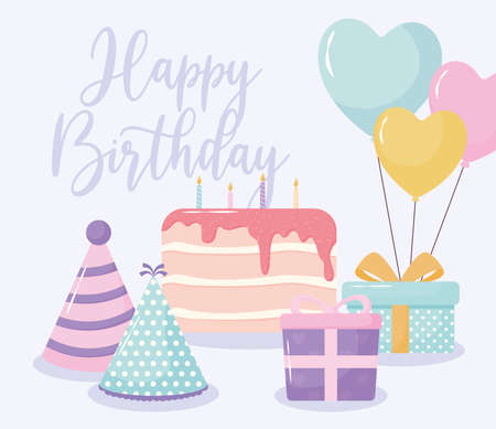 nice birthday cartelのイラスト素材