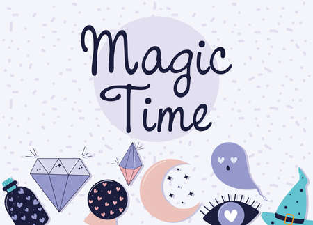 magic time cardのイラスト素材