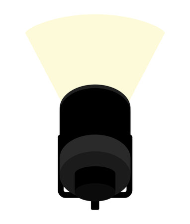spotlight reflector illustrationのイラスト素材
