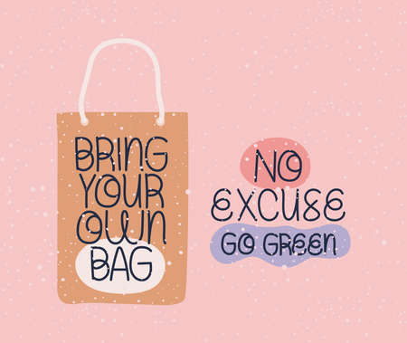 eco conscience cardのイラスト素材