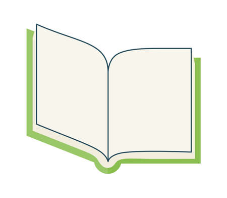 nice green bookのイラスト素材