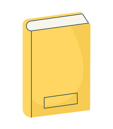 nice yellow bookのイラスト素材