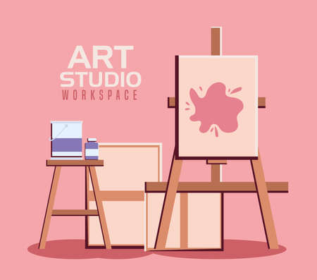 art studio cartelのイラスト素材