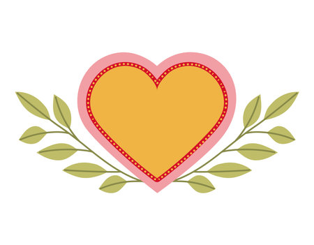 gold heart designのイラスト素材