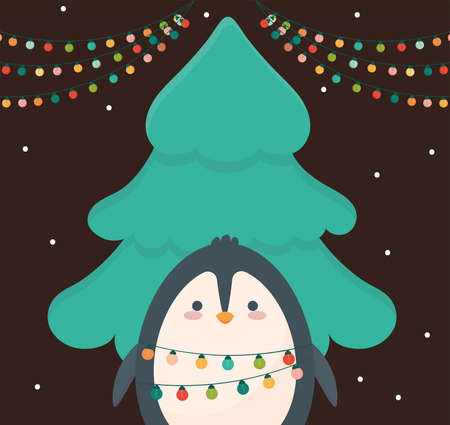 happy holidays illustrationのイラスト素材