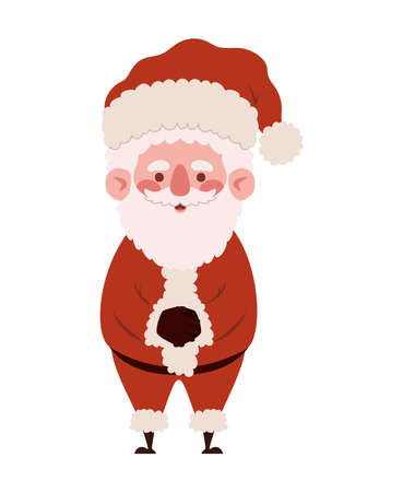 smiling santa claus designのイラスト素材
