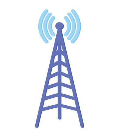 blue antenna designのイラスト素材