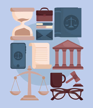 eleven legal itemsのイラスト素材