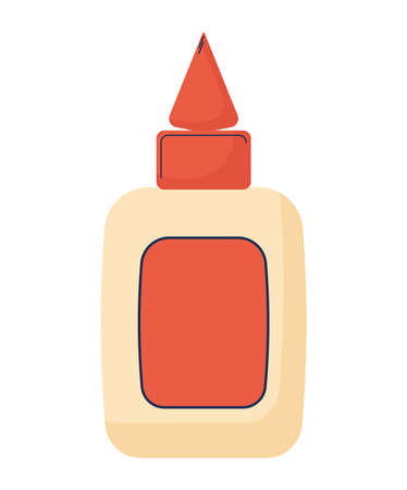 glue bottle designのイラスト素材