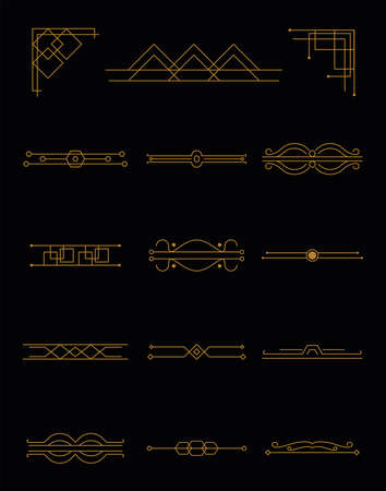 fifteen art decoのイラスト素材