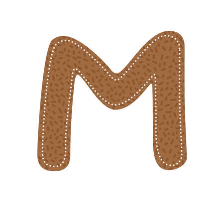 nice letter M iconのイラスト素材