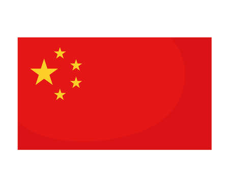 chinese flag designのイラスト素材