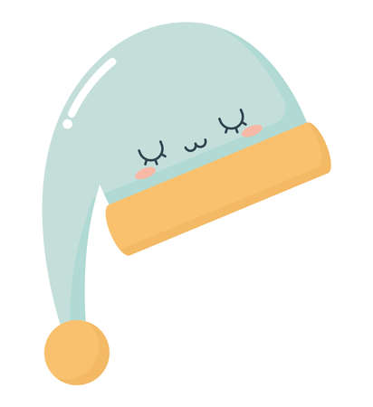 sleep hat designのイラスト素材