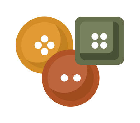 colored buttons designのイラスト素材