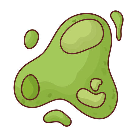 green bacterium designのイラスト素材