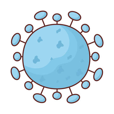 blue bacterium designのイラスト素材