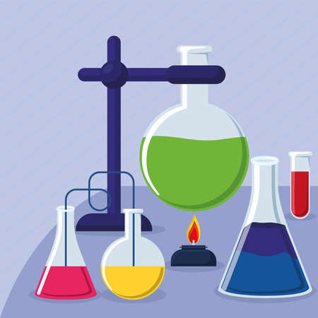 design of chemistry labのイラスト素材