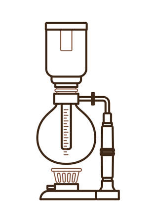 coffee syphon iconのイラスト素材