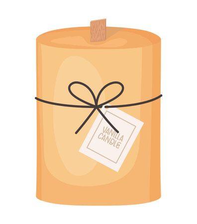 golden candle designのイラスト素材