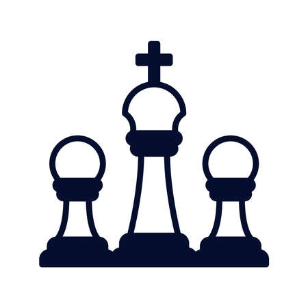 chess pieces iconのイラスト素材