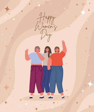 women day illustrationのイラスト素材