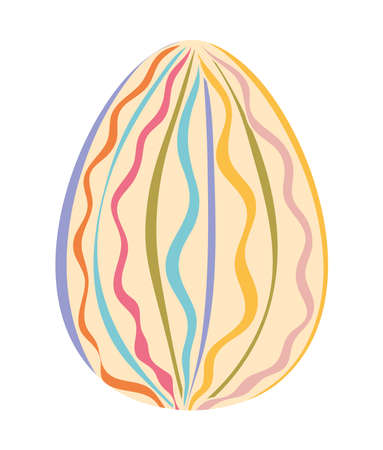 cute easter egg illustrationのイラスト素材