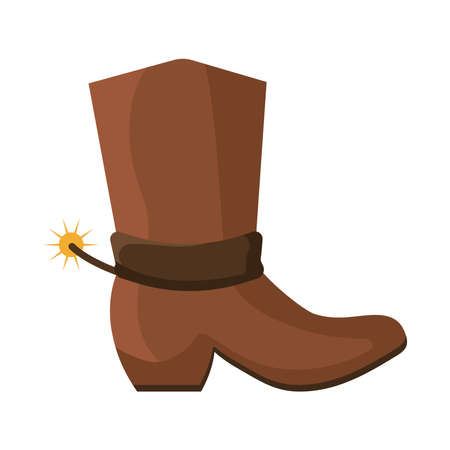 cowboy boot designのイラスト素材