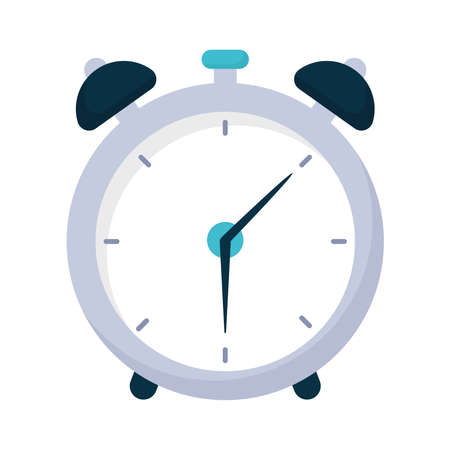 gray clock designのイラスト素材