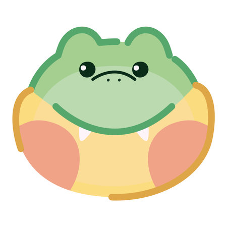 crocodile face designのイラスト素材