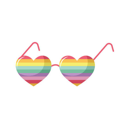 pride sunglasses designのイラスト素材